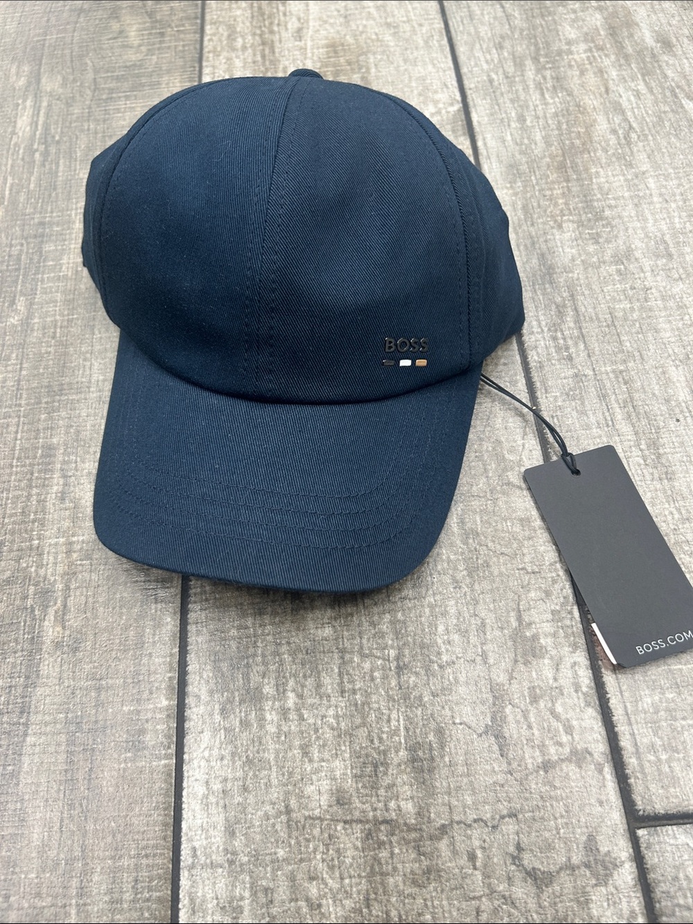 100% Authentic BOSS Men's Navy Baseball Cap / Hat NWT